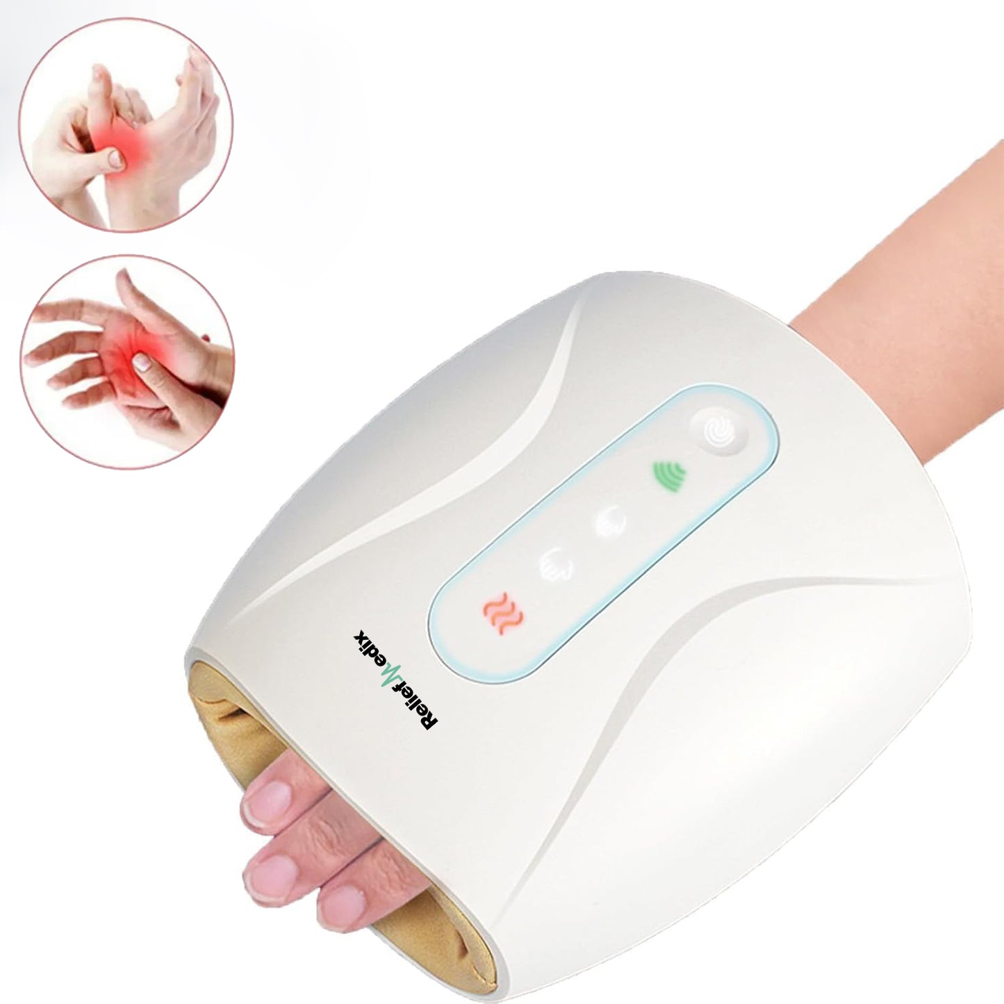 ReliefMedix Hand Massager with Heat & Compression Therapy