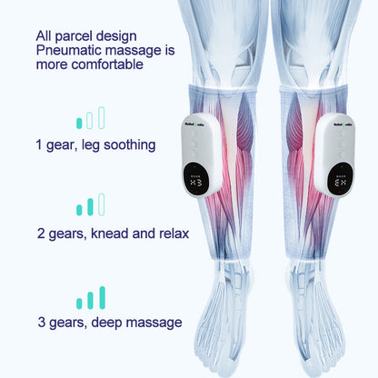 ReliefMedix 3-in-1 Leg Massager with Advanced Heat and Compression Therapy